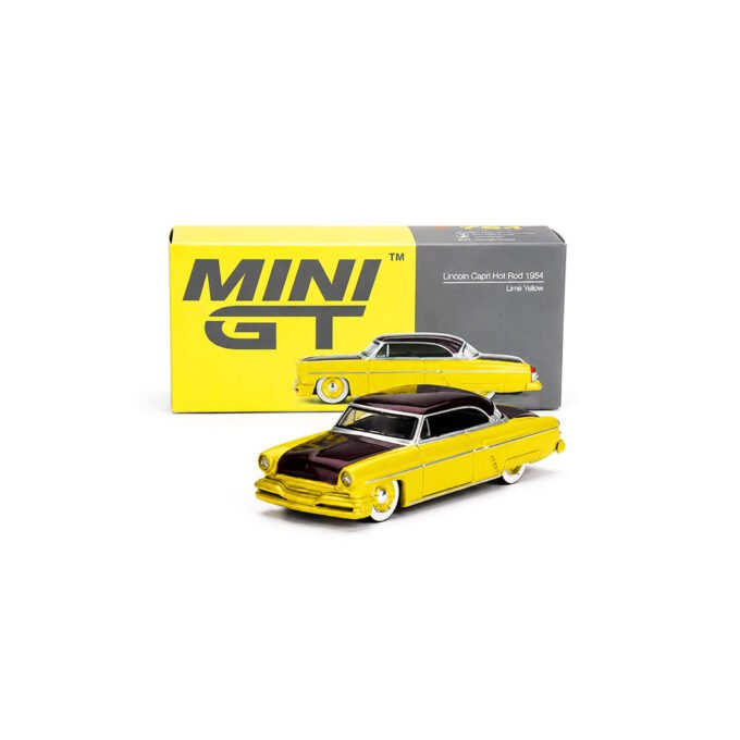 Lincoln-Capri-Hot-Rod-1954-Lime-Yellow